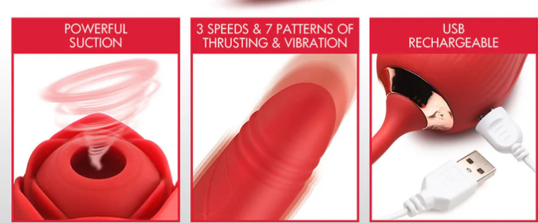 Romping Rose & Thrusting Vibrator